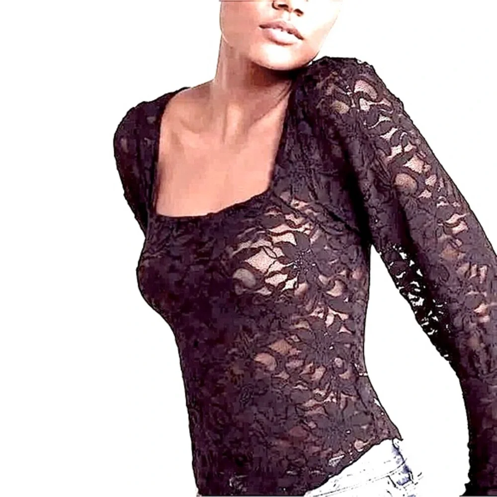 Free People Lace Top